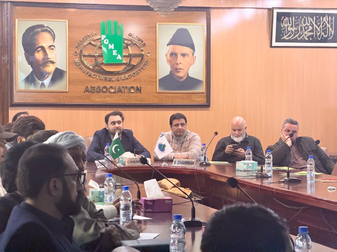 On 8 January 2026, the Pakistan Gloves Manufacturers & Exporters Association (PGMEA), in collaboration with SGS Pakistan Pvt. Ltd., successfully conducted an Awareness Session on “PPE Testing and Certification” for Association members.