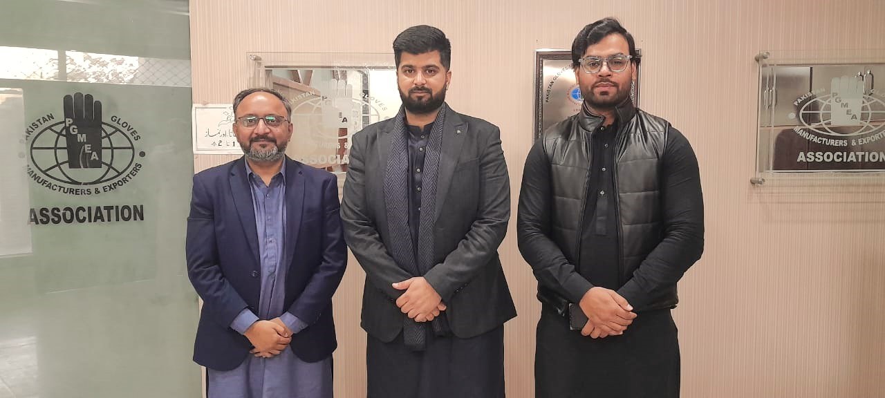 Mr. Qasim Mehmood Sadhra, Chairman of the Pakistan Gloves Manufacturers & Exporters Association, held a constructive meeting with Mr. Qaiser Mehmood, Manager Asian Verification at PGMEA office. The primary focus of the meeting was to ensure the provision of top-notch services to the members of the Pakistan Gloves Manufacturers & Exporters Association and to establish competitive testing rates for their benefit.